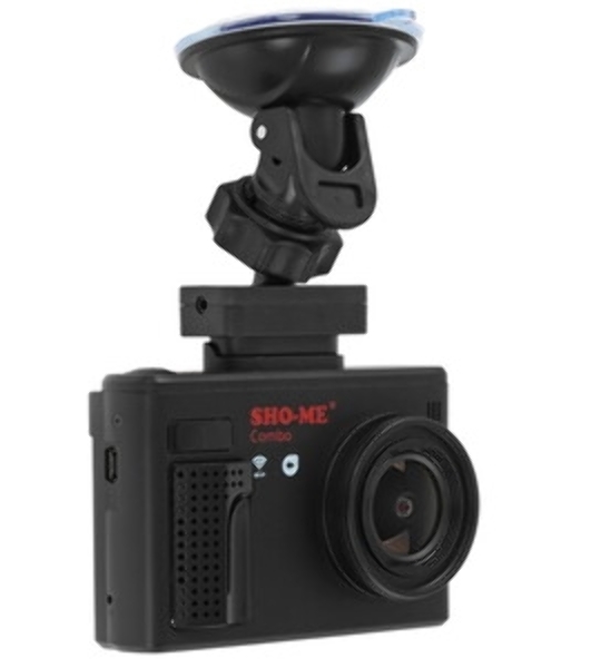 Видеорегистратор Sho-Me Combo Note WiFi DUO, 1920x1080, 2.31', GPS/ГЛОНАСС, Wi-Fi, G-сенсор, датчик движения, GPS-информатор
