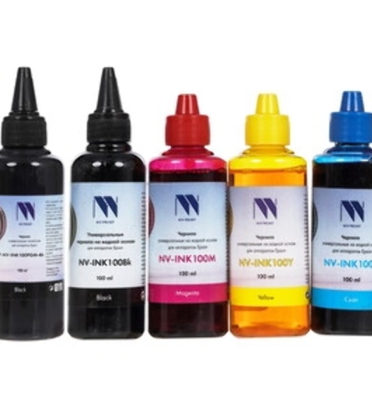 Чернила NVPrint NV-INK100 универсальные Yellow на водной основе для аппаратов Epson (100мл) Китай