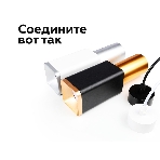 Корпус светильника C7807 SGR серый песок 70*70*H60mm MR16 GU5.3, фото3