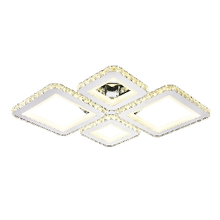 Потолочный светодиодный светильник Ambrella light FA1726/4 CH хром 3000K/4200K/6400K 108W 690*550*100 (ПДУ РАДИО 2.4G)