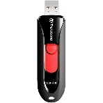 Флешка USB Transcend Jetflash 590 (TS32GJF590K), 32Gb, USB 2.0, R/W 15/5, черный/красный, фото2