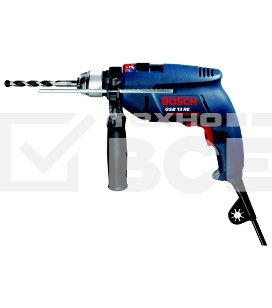 Дрель ударная Bosch GSB 13 RE Professional 600Вт патрон:быстрозажимной реверс
