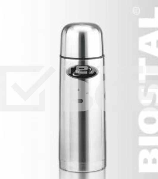 Термос BIOSTAL NB-500 0.5 л, узкое горло, нерж., с крышкой-чашкой, 2 пробки (в уп. 12 шт) &