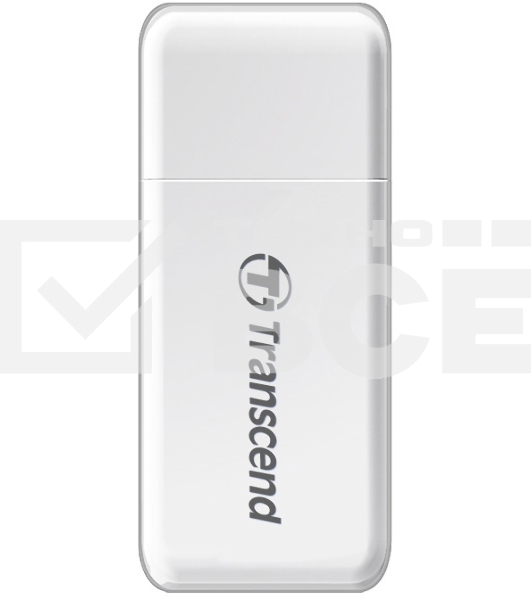 Кард-ридер Transcend RDF5/белый/microSDHC,microSDXC,SDHC,SDXC/USB 3.0/пластик
