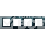 Рамка 4поста цвет антрацит ETIKA Рамка 4поста цвет антрацит ETIKA, фото 1
