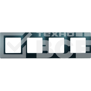 Рамка 4поста цвет антрацит ETIKA Рамка 4поста цвет антрацит ETIKA