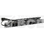 Блок ITK PDU 9 розеток DIN49440 (нем. cтанд.) 1U, шнур 2м вилка DIN49441 (нем. станд.), профиль из ПВХ, черный, фото4