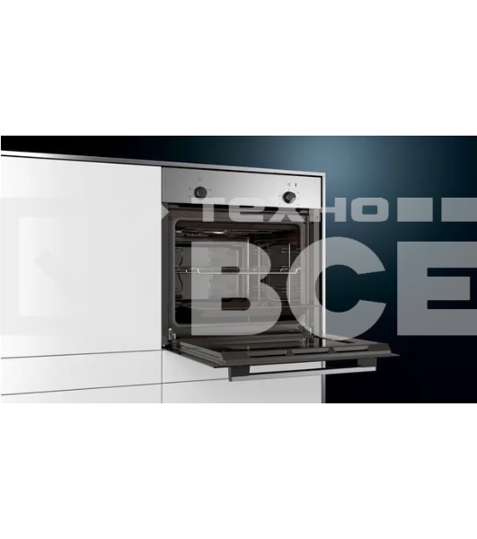 Встраиваеммый духовой шкаф Siemens HA010FBR1M IQ100  548x595x595мм  8 режимов готовки Каталитическая парциальная, гидролитическая очистка 3,3КВт Нерж.