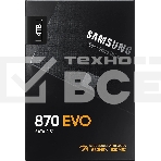 Накопитель SSD Samsung 870 EVO, 4TB, SATA III, 2.5