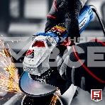 Углошлифовальная машина ЗУБР 125 мм, 1500 Вт, регулировка оборотов, серия Профессионал., фото9