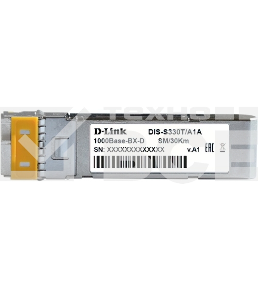 Трансивер DIS-S330T Industrial WDM SFP Transceiver, 1000Base-BX-D, Simplex LC, TX: 1550nm, RX: 1310nm, Single-mode, 30KM, - 40° to 85°C