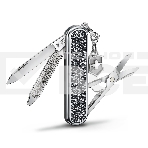 Нож перочинный Victorinox Classic Brilliant Crystal (0.6221.35) 58мм 5 функций черный/серебристый подар.коробка, фото5