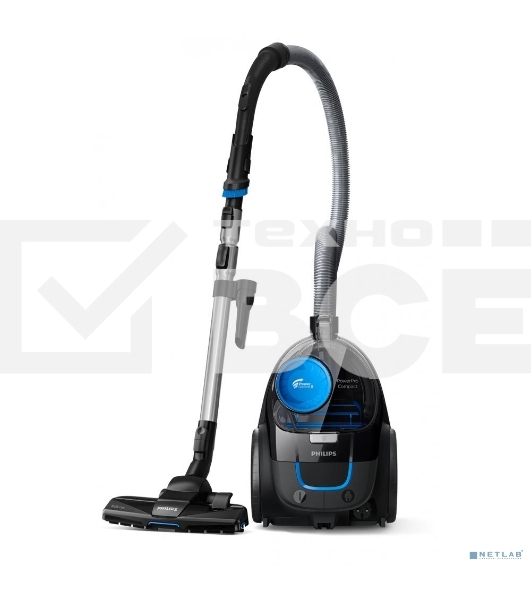 Пылесос Philips FC9331/09 глубокий черный, 237/750 Вт, уборка сухая, пылесборник контейнер 1.5 л