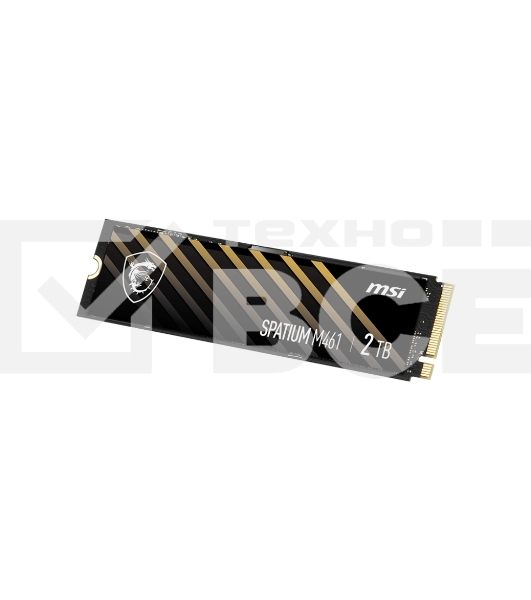 Накопитель SSD MSI SPATIUM M461, 2TB, M.2 2280, PCIe 4.0 x4, NVMe, R/W 5000/4200
