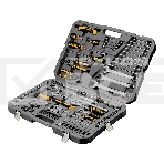 Набор инструментов Denzel 1/2', 1/4', CrV, S2, пластиковый кейс, 122 предмета, фото84