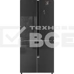 Холодильник Weissgauff WCD 450 INOX GLASS нержавеющая сталь трехкамерный side-by-side 286/141л морозилка снизу, фото25