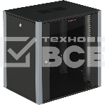 Шкаф коммутационный Sysmatrix (WP 6312.910) настенный 12U 600x350мм пер.дв.стекл 2 бок.пан. 60кг черный 20кг IP20, фото2