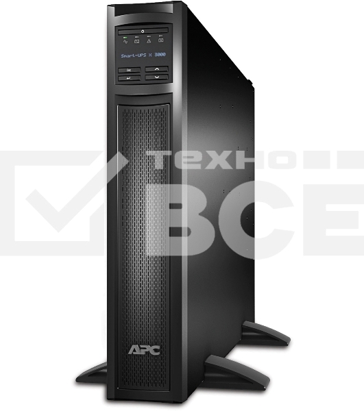 Источник бесперебойного питания APC Smart-UPS X SMX3000RMHV2U 2700Вт 3000ВА черный