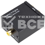 Переходник аудио Premier 5-986 2хRCA (f)/TOS (f) черный, фото 1