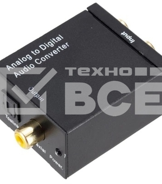 Переходник аудио Premier 5-986 2хRCA (f)/TOS (f) черный