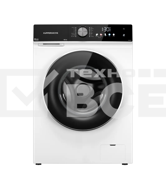 Стиральная машина Kuppersberg WM 600 W белая, загрузка фронтальная 10.5кг, 1200 об/мин., класс: A+++