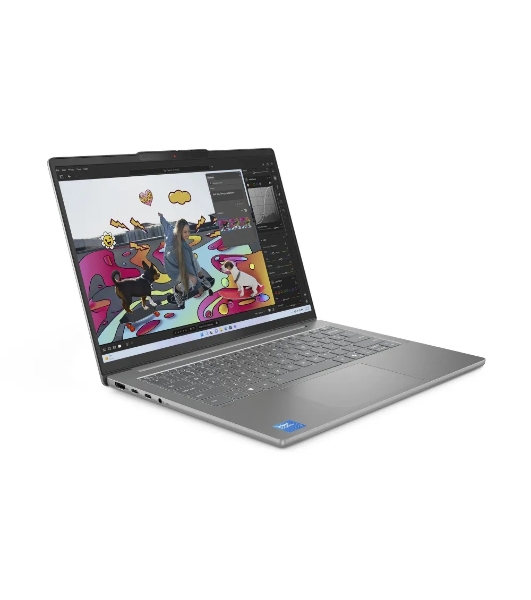 Ноутбук Lenovo IdeaPad Slim 5 14IRH10 Core i5 13420H 16Gb SSD 512Gb Intel UHD Graphics 14' OLED WUXGA (1920x1200) без ОС grey WiFi BT Cam (83HR002SRK)