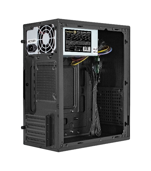Компьютерный корпус Minitower ExeGate BAA-308MUC-AA500 (mATX, БП AA500 с вент. 8см, 1хUSB+1хUSB 3.0+1хTypeC, HD Audio, черный)