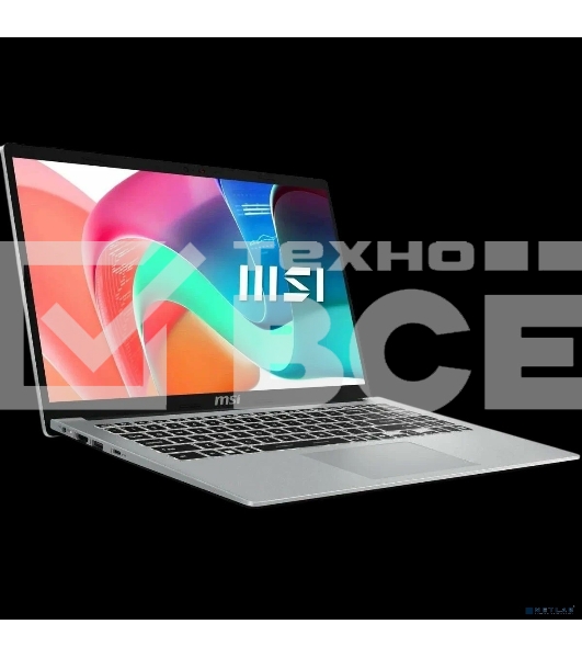 Ноутбук MSI Modern 15 F1MG-801XRU серебристый Intel Core 5 120U/16Gb/SSD 512Gb/15.6