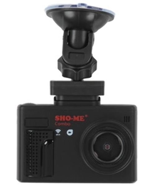 Видеорегистратор Sho-Me Combo Note WiFi DUO, 1920x1080, 2.31', GPS/ГЛОНАСС, Wi-Fi, G-сенсор, датчик движения, GPS-информатор