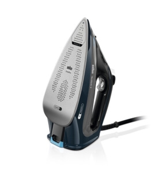 Утюг Braun SI9682DB черный/синий, 3200 Вт, 60 г/мин, 260 г/мин, 330 мл