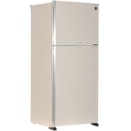 Холодильник Sharp SJ-XG55PMBE бежевый двухкамерный 394/162л морозилка сверху, No Frost, фото5