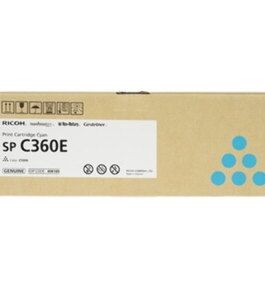 Картридж лазерный голубой, тип SP C360E Ricoh SP C360DNw/SP C360SNw/SP C360SFNw/SP C361SFNw (1,5K)