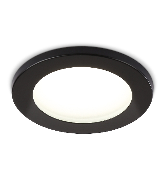 Светильник Ambrella light TN6632 BK черный IP44 GX53 D100*60