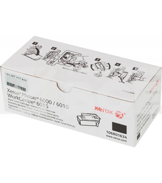 Картридж лазерный Xerox 106R01634 черный для Xerox Ph 6000/6010N/WC 6015 (2000 стр.)(Channels)