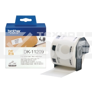 Адресные наклейки малые Brother DK11209 800 шт, 29 x 62 мм