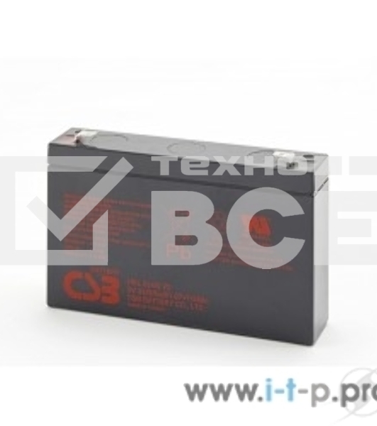Батарея CSB HRL 634 (6V 9Ah) клеммы F2