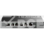 Коммутатор TP-Link 4-port 10/100Mbps Unmanaged PoE+ Switch with 2 10/100Mbps uplink ports, meta case, desktop mount, 4 802.3af/at compliant PoE+ port, 2 10/100Mbps uplink ports, DIP switches for Extend mode, Isolation mode and Priority mode, up to 250m Po, фото 1