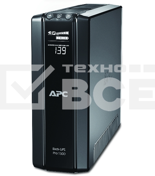 Источник бесперебойного питания APC Back-UPS Pro BR1500GI 865Вт 1500ВА черный