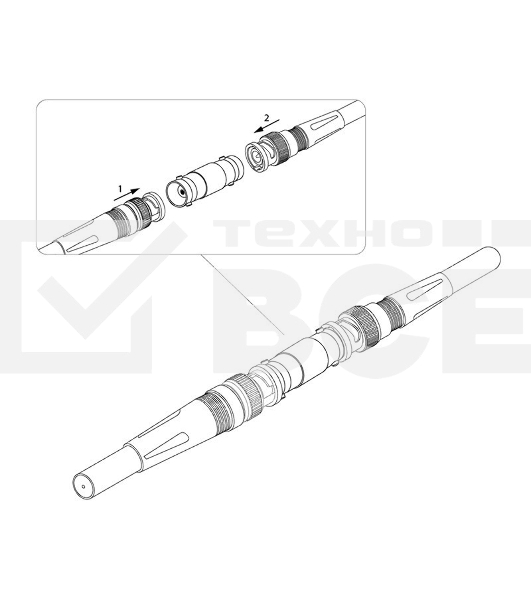 Переход гнездо BNC - гнездо BNC (I-коннектор) Rexant