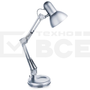 Светильник KD-313 C03 настол. 230В 60Вт E27 серебро Camelion 13641