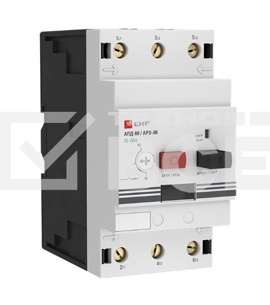 Выключатель автоматический защиты двигателя АПД-80 40-63А EKF apd3-40-63