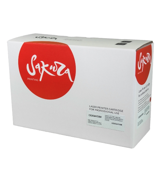 Картридж лазерный Sakura CE253A для HPColor LaserJet CM3530MFP/CM3530fsMFP/CP3525/CP3525n/CP3525dn/CP3525x, пурпурный, 7000 к.