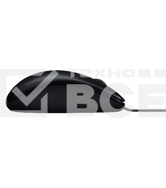 Мышь проводная Logitech M100/100R DARK/GREY (темно-серая/черная), 1000 dpi, USB, кнопки - 3