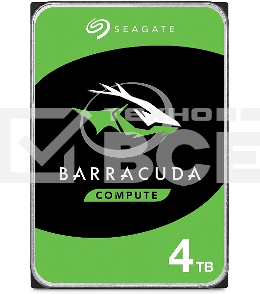 Жесткий диск Seagate Barracuda 3.5 4TB 5400RPM OEM SATA 6GB/S 256MB ST4000DM004