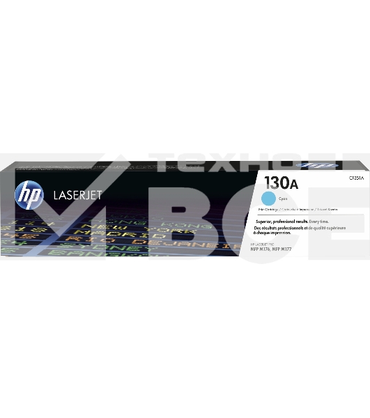 Тонер Картридж HP 130A CF351A голубой для HP M153/M176/M177