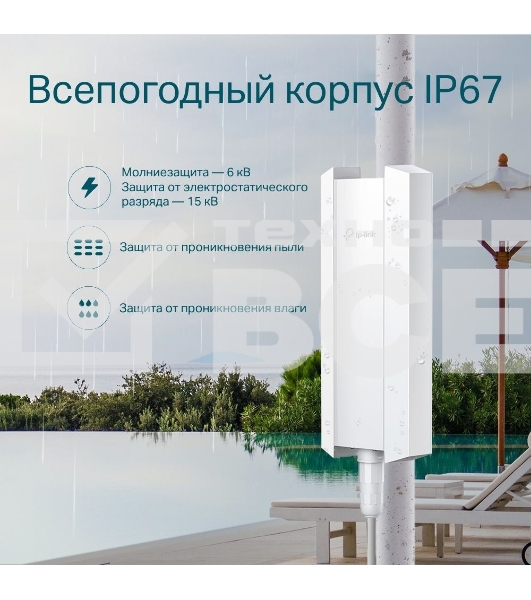 Точка доступа AX1800 Indoor/Outdoor Dual-Band Wi-Fi 6 Access Point