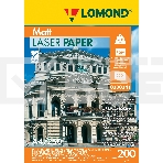 Фотобумага Lomond 0300341 A4/200г/м2/250л./белый матовое/матовое для лазерной печати, фото 1