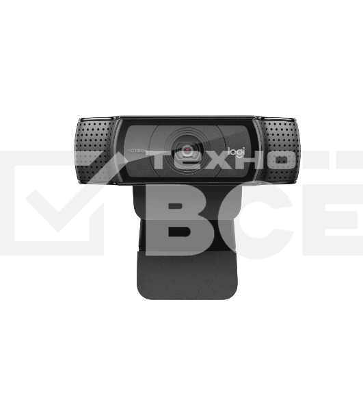 Веб-камера Logitech C920 HD Pro Webcam (Full HD 1080p/30fps, автофокус, угол обзора 78°, стереомикрофон, кабель 1.5м) (арт. 960-000998, M/N: VU0062)