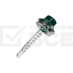 Саморез кровельный 4,8х29, окрашенный RAL 6005, короб (250 шт/уп) KRANZ, фото2
