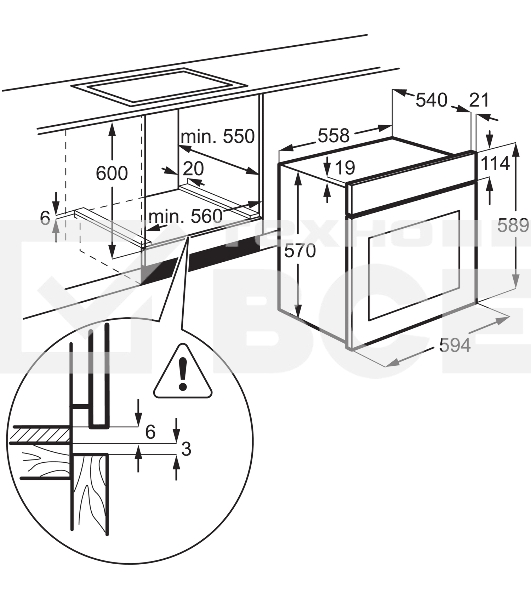 Электрический духовой шкаф Electrolux с кольцевым нагревательным элементом SurroundCook, основной цвет - нержавеющая сталь c Anti Finger Print, утапливаемые переключатели, таймер отключения, отложенный старт, будильник, хромированные направляющие из нержа